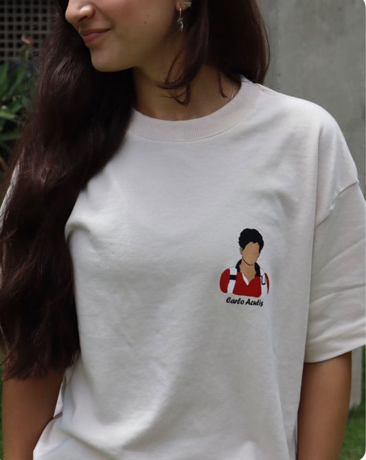 T-Shirt Creme Carlo Acutis